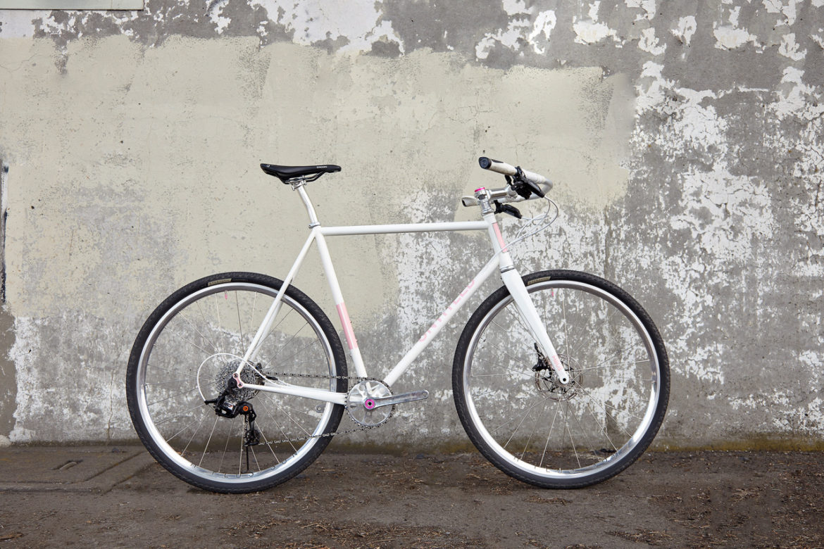 An Untitled Cycles bike designed by Jackie Mautner